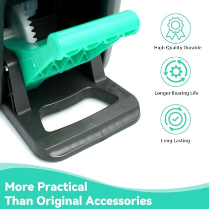 Larrel 4 Pcs Spin Mop Replacement Parts, Pedal Bearing Replacement for Ocedar Mop Bucket One Way Clutch Gear Sprockets Repair Compatible with 90% Rotation Mops Bucket on The Market
