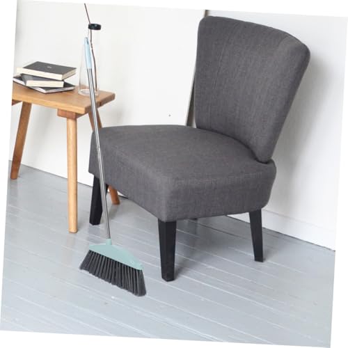 Cabilock Long Handle Household Broom Lightweight Family Cleaning Supply for Indoor Floors Hardwood and Furniture Safe Sweeping Tool for Home Use