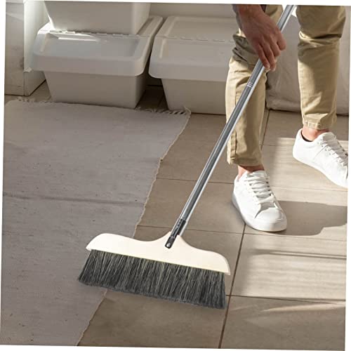 Healeved Detachable Hardwood Floor Broom Soft Bristles Lightweight for Kitchen Camping