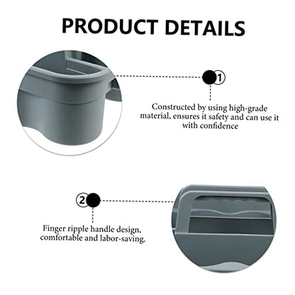 SOLUSTRE Large Storage Basket Cleaning Organizer Rattan Box for Home Commercial Use