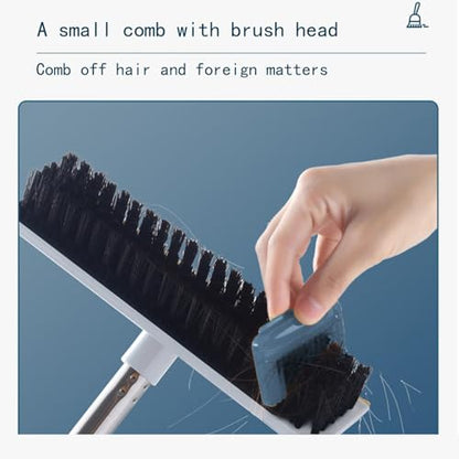 Floor Brush, 2 in 1 Floor Scrub Brush, Scrub Brush with Long Handle,Grout Brush with Long Handle, Scrub Brushes for Cleaning, Deck Scrub Brush,Cleaning Brush for Cleaning Bathroom Patio Kitchen Wall