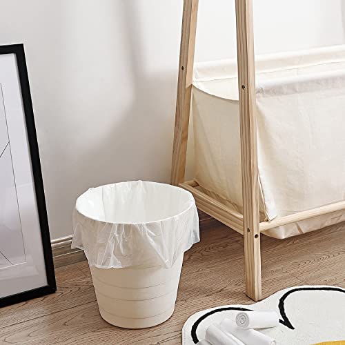Small Trash Bags 4 Gallon - 100 Count 4 Gallon Trash Bag, Small Garbage Bags for Office Bedroom Bathroom Trash Bags, White 4 Gal Small Trash Can Liners - style: 4 Gallon-100 Count