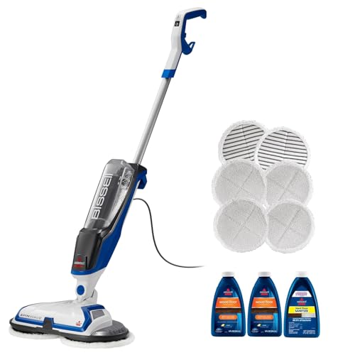 Bissell® SpinWave Hard Floor Expert Corded Spin Mop Cleaner with Washable mop Pads for Sealed Hard Floors, 20393 - style: SpinWave Corded