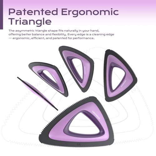 Pet Hair Remover for Car and Home, Multi-Surface Fur Removal Tool, Portable, Twilight Purple