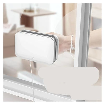 Compatible For Upgraded Magnetic Window Cleaner Brush Double Sided Automatic Water Discharge Wiper Glass Tool Household Home Use(18-30mm) - color: 18-30mm
