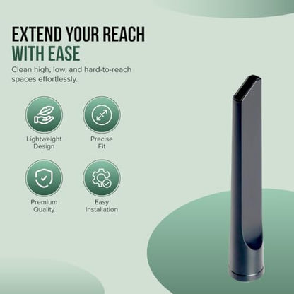 Selgo Universal 1 ¼ Inch (32mm) 9-Inch Long Black Vacuum Cleaner Crevice Tool, Pack of 10 - size: Crevice Tool