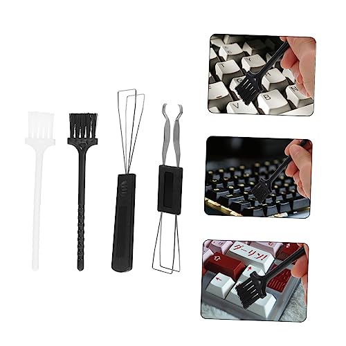 DOITOOL Mechanical Keyboard Cleaning Brush Set Keycap Puller Tool 4-Piece Kit for Computer Dust Removal and Key Cleaning Universal for Keyboards