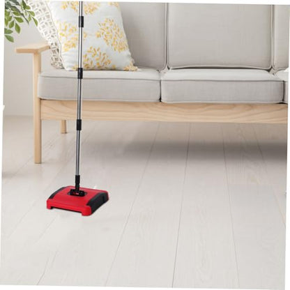STOBAZA Carpet Sweeper for Pet Hair and Debris Removal Manual Non-Electric with Ergonomic Handle Efficient Multi-Surface Cleaning Tool for Home and Office