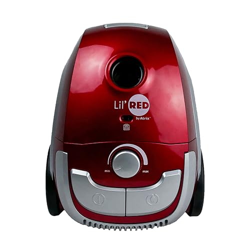 AHSC-1 Atrix Lil Red Canister Vacuum Portable Canister vacuum w/ 2 Quart HEPA Filter & Variable Speed Motor - style: Lil' Red
