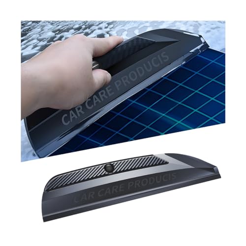 Car Window Squeegee, Silicone Vehicle Glass Water Cleaning Wiper Blade for Drying, Professional Automotive Mirror Scraper Cleaner Accessories, Universal for SUV, Sedan, Truck