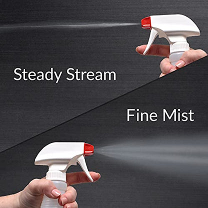 Pinnacle Mercantile Plastic Spray Bottles Leak Proof Technology Empty 16 oz Value Pack of 12 Made In USA - size: 16 Oz, 12 Pack