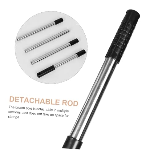 Cabilock Handheld Carpet Sweeper with Adjustable Handle Portable PET Hair and Dust Cleaner Manual Non-Electric Rug Roller Brush for Home and Office Cleaning