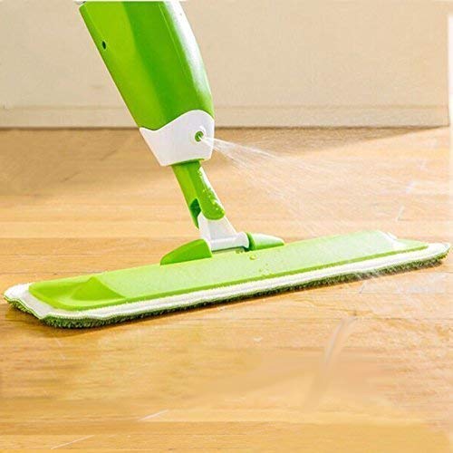 Healthy Spray Mop - Floor Mop with Removable Washable Cleaning Pad and Integrated Water Spray Mechanism