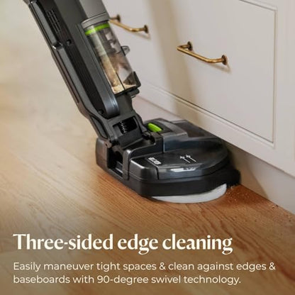 Bissell® SpinWave® + Vac Cordless, Hard Floor Spin Mop + Vacuum, Lay-Flat, Multi-Use Cleaning, Hard Floor Sanitize Formula Included - style: Cordless + Vac