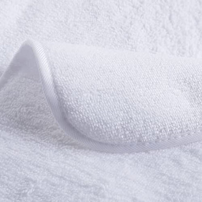 POLYTE Quick Dry Lint Free Microfiber Hand Towel, 16 x 30 in, Set of 4 (White) - color: White
