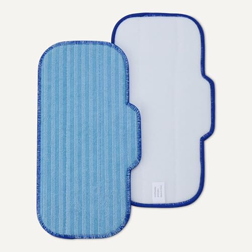 Amazon Basics Washable Steam Mop Replacement Pads for All Hard Floors, 4-Pack - style: Replacement Pad