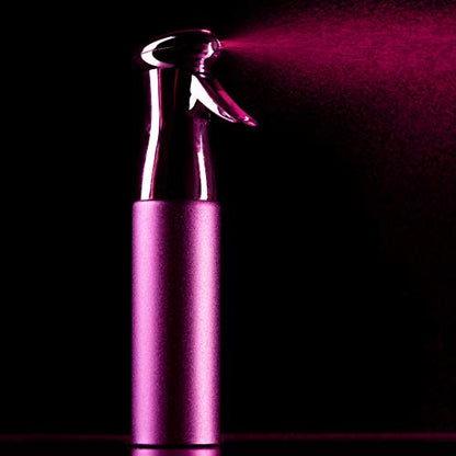 Colortrak Luminous Spray Bottle, 250ml/8.5oz Bottle with Full 360° Distribution, Easy-Use Pump, Quick View Window to Monitor Water Level, Eco-Friendly, Lilac - color: Lilac