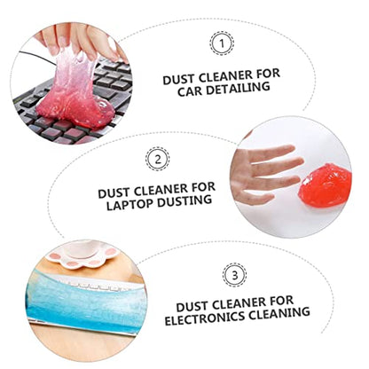 DOITOOL 20pcs Keyboard Cleaning Gel Versatile Dust Remover for and Automotive Detailing Reusable Electronics Gel for Dust Removal