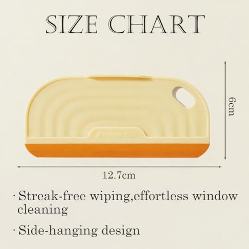 3 Pack Mini Silicone Squeegee Scraper for Sink, Window, Mirror & Shower Door, Non-Scratch, Green - color: Yellow