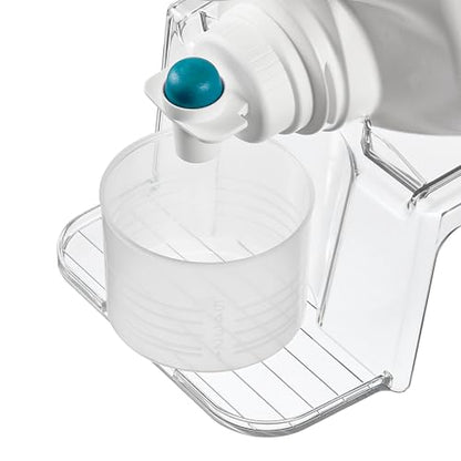 iDesign Laundry Detergent Holder, Clear, 3-Pack | Liquid Detergent Stand, Laundry Room Organization - color: Clear, style: Pack of 3