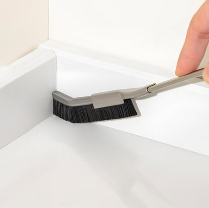 Multifunctional Crevice Cleaning Brush Stainless Steel Hard Bristle Corner Cleaning Brushes Gap Scrub Brush