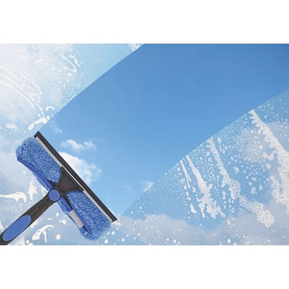 Vaughan 5 Piece Home Cleaning Kit with 24 Foot Telescoping Extension Pole, Window Squeegee and Washer, High Ceiling Fan Duster, Cobweb Duster 050231ECE