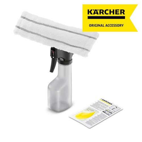 Kärcher Window Cleaner Tool, Spray Bottle, Replacement Part for Kacher Window Vacs - with Microfiber Pad (for Indoor use) - style: Replacement Spray Bottle