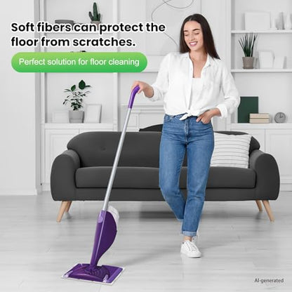 42 Count Disposable for Swiffer Wet Jet Pads for Swiffer WetJet Spray Mop, Extra Strong Dirt Locking and Water Absorbent, Powerful Stain Removal - size: 42 WetJet Pads Sup