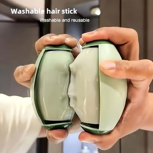 Manual Plush Roller a Reusable and Washable Pet Hair Remover with Durable Plastic Handle Powerful Dust Removal Function Battery Free for Home Use White - color: White