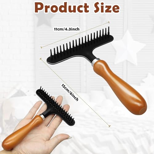 Carpet Rake, Hand Held Carpet Rake for Matted Carpets, Portable Shag Rug Rakes Carpets, Making it Fluffy