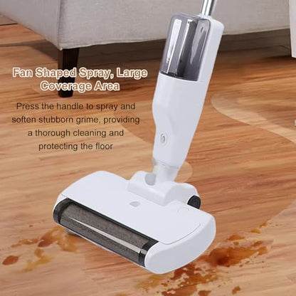 Cordless Electric Mop, Wet Dry Use, Telescopic Pole, Double Motors Electric Mop, Floor Cleaner Machine with LED Light and 500ml Water Tank for Marble, Stone, Hardwood, Tile
