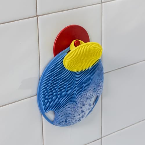 Boie USA Bathroom Hook - for Hanging Shower or Bathroom Tools Like Loofahs and Scrubbers. Shower Hook for Loofah, Wash Cloths, and All Bath Tools. Easy to Remove (Thistle) - color: Purple