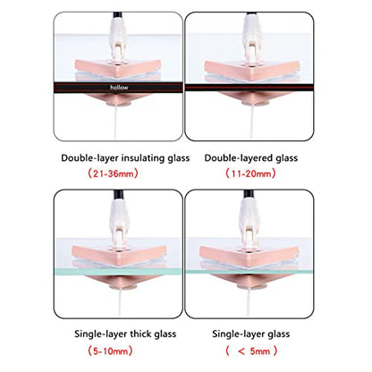 Magnetic Window Cleaner, Window Cleaner Glass Wiper Magnetic Cleaning Tools, for High-Rise Double Car Glazed Window Thickness