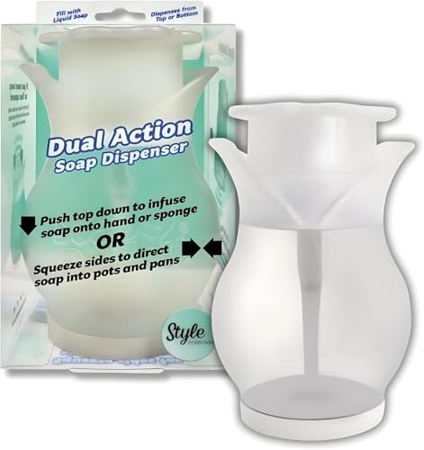 Soap Daddy Dual Action Refillable Dish Washing Liquid Dispenser (13.25 oz)