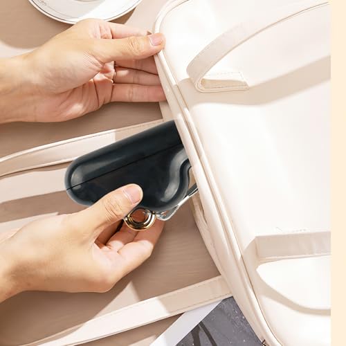 Mini Travel Size Reusable Lint Roller for Clothes & Pets, 150 Refillable Sheets (Black) - color: Black