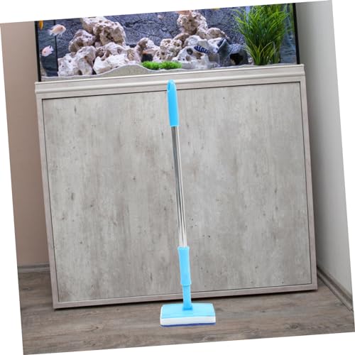 Toyvian Adjustable Long Handle Aquarium Cleaning Brush Versatile Fish Tank Scraper Tool for Glass Cleaning and Design for Easy Maintenance