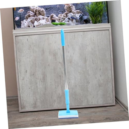 Toyvian Adjustable Long Handle Aquarium Cleaning Brush Versatile Fish Tank Scraper Tool for Glass Cleaning and Design for Easy Maintenance