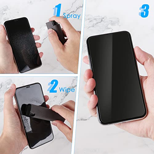AKARY Screen Cleaner - All in One Touchscreen Mist Cleaner, Fingerprint-Proof for Phones, Pads, Laptops & Monitors (Black) (Screen Cleaner (Black)) - size: Screen Cleaner