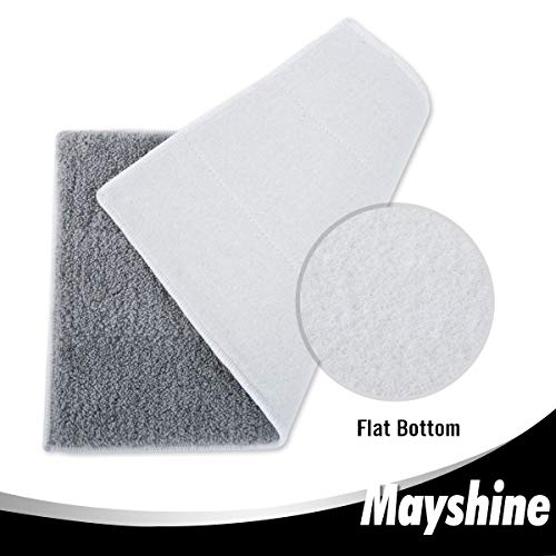 MAYSHINE 6 Pack Microfiber Head Flip Mop Refill Washable Pads Cleaning Replacement for Wet Mop and Dry Dust Mop, Machine Washable, 15.4 X 8.8 Inches, All Surface Cleaning - size: 6 Pack
