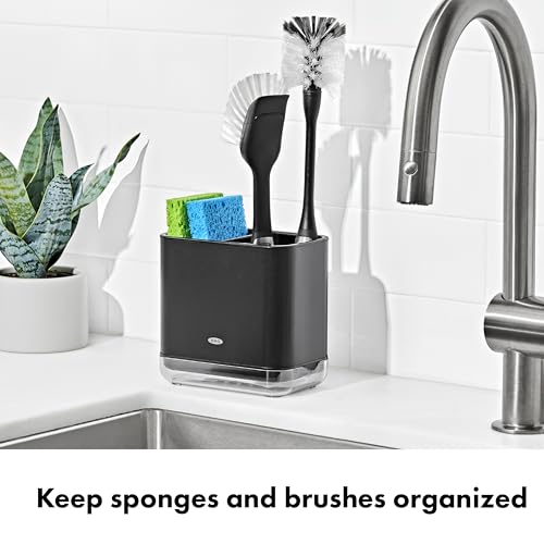 OXO Good Grips Stainless Steel Sink Caddy - color: Black