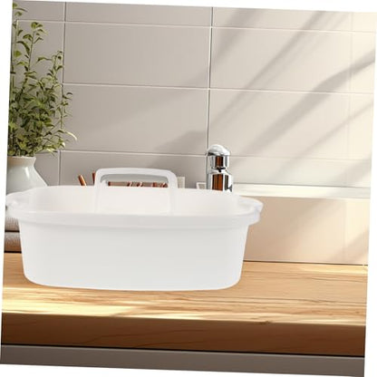 FOMIYES Cleaning Tools Organizer Basket for Dorm and Home Versatile Portable Storage with Ergonomic Handle for Bathroom Kitchen and Cleaning Supplies