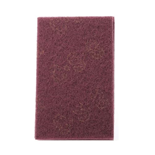 Abrasive Hand Scouring Pads, 2-Pack (Fine Red & Coarse Green) Heavy Duty Scrub Pads for Kitchen, Dish, Pots, Pans, Oven, Grill, Multi-Purpose Cleaning Sponge - color: Red