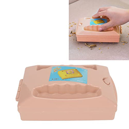 Carpet Sweeper Gadgets, Double Roller Remove Debris Table Sweeper Reusable Handheld Crumb Sweeper for Table Mat Bed Sheets Sofas Clothes Cleaning ﻿