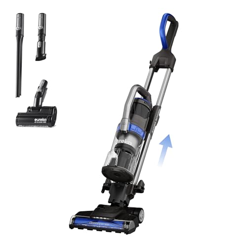 Eureka Pet Upright Vacuum Cleaner for Carpet and Hard Floor, Powerful Bagless Vacuum Cleaner for Home with HEPA Filter and Pet Tool, OmniVerse NEU801BL with QuickShift Technology, Blue - color: Blue, size: OmniVerse NEU801BL with QuickShift Technology