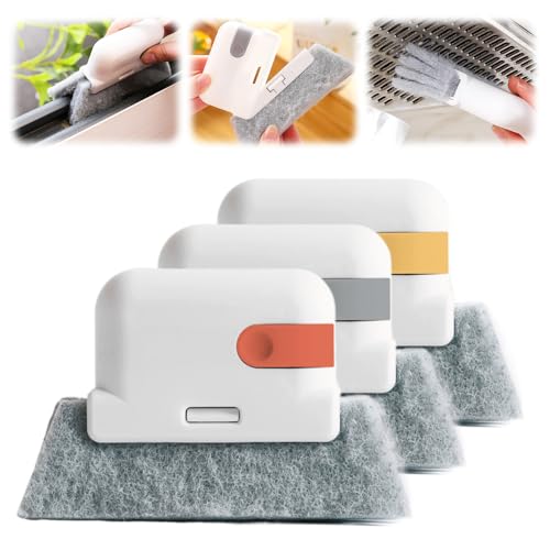 3PCS Magic Window Track Cleaner,2026 New Window Groove Cleaning Brush Tools Set Hand-held Cleaner Brushes Tools for Window lides Gaps,Sliding Door Track (Mix 3 PCS) - color: Mix 3 Pcs