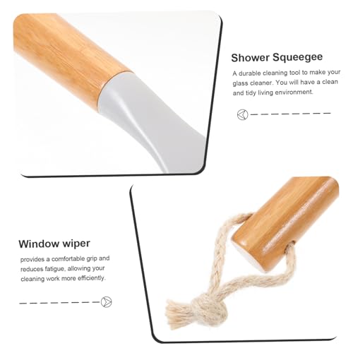 Outanaya Shower Squeegee Non- Handle for Glass Doors Mirrors and Tiles Water Removal Tool for Bathroom and Care Compact and Portable Design