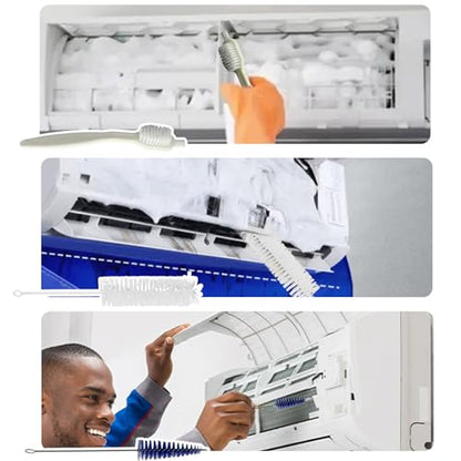 Mini Split Cleaning Kit for Air Conditioner,2 Bottles of air Conditioner Cleaner,2 Air Conditione Waterproof Bag, 4 Wall Mounted Air Conditioner Cleaning Tools etc.