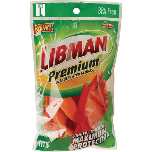 Libman Premium Large Reusable Latex Gloves - 1 Each
