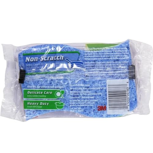 Scotch-Brite No Scratch Scrub Sponge, Multi-Purpose, 1 ct