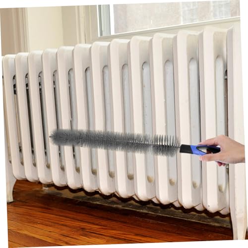 MAGICLULU Refrigerator Condenser Cleaning Brush Tool Air Conditioner Dust Brush for Home Cleaning Long Handle for Hard Reach Areas Ergonomic Grip for Easy Use